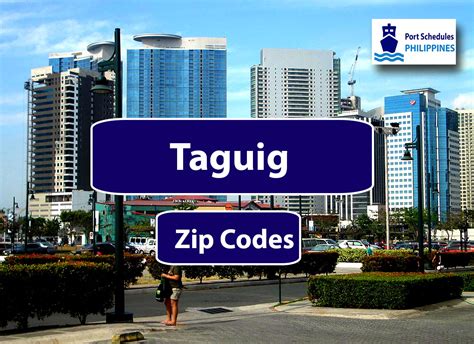 bgc taguig zipcode